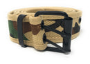 Casaba Canvas Belts Double Row 2 Holes Grommet Fabric Military Mens Women Unisex-Serve The Flag 61 image