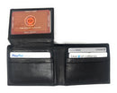 Casaba Genuine Leather Bifold Wallets Cash Slots ID Coin Key Pocket Mens Womens-Serve The Flag 15 image