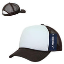 Decky Solid Two Tone 5 Panel Kids Foam Trucker Hats Caps Unisex-Serve The Flag 39 image