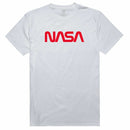 NASA Official Text Logo Cotton T-Shirts Unisex-Serve The Flag 4 image