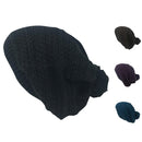 Casaba Warm Beanies French Beret Braided Knit with Pom Hats Caps for Women-Serve The Flag 2 image