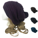 Casaba Warm Beanies French Beret Braided Knit with Pom Hats Caps for Women-Serve The Flag 1 image