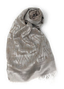 Casaba Womens Royal Elegant Formal Silk Feel Scarves Scarf Shawl Light Wrap-Serve The Flag 18 image