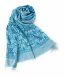 Casaba Womens Royal Elegant Formal Silk Feel Scarves Scarf Shawl Light Wrap-Serve The Flag 16 image