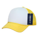 Decky Solid Two Tone 5 Panel Kids Foam Trucker Hats Caps Unisex-Serve The Flag 33 image