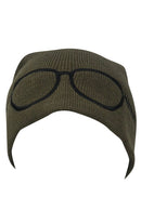 Casaba Warm Winter Beanies Glasses Embroidery Toboggans Caps Hats for Men Women-Serve The Flag 27 image