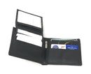 Casaba Genuine Leather Bifold Wallets Cash Slots ID Coin Key Pocket Mens Womens-Serve The Flag 29 image