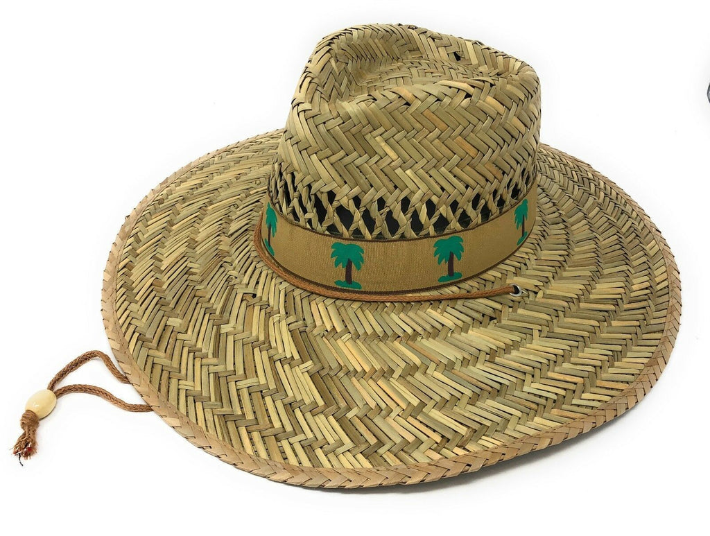 Stylish Straw Hats Caps Lifeguard Sombrero Postal Sun Beach Wide Brim