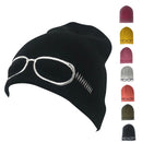 Casaba Warm Winter Beanies Glasses Embroidery Toboggans Caps Hats for Men Women-Serve The Flag 13 image