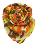 Casaba Camouflage Camo Print Womens Scarves Scarf Shawl Lightweight Sheer Wrap-Serve The Flag 13 image
