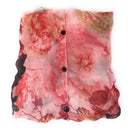 Casaba Womens Floral Sheer Scarves Scarf Convertible Poncho Top Light Wrap-Serve The Flag 5 image