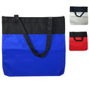 Large Reusable Grocery Shopping Totes Bags with Zipper Travel Sports Gym 16x15-Serve The Flag 4 image