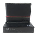 Belano RFID Blocking Real Leather Bifold Wallets for Cards ID with Box Men Women-Serve The Flag 6 image