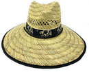 Stylish Straw Hats Caps Lifeguard Sombrero Postal Sun Beach Wide Brim Unisex-Serve The Flag 11 image