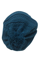 Casaba Warm Beanies French Beret Braided Knit with Pom Hats Caps for Women-Serve The Flag 11 image