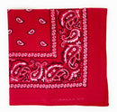 Casaba Paisley Printed Bandana 100% Cotton Neck Head Band Wrap Scarf Biker-Serve The Flag 12 image