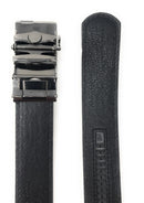 Leather Mens Ratchet Belt Sliding Adjustable Automatic Buckle Cut to Size-Serve The Flag 4 image