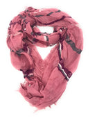 Casaba Striped Print Designer Womens Scarves Scarf Shawl Lightweight Sheer Wrap-Serve The Flag 3 image