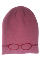 Casaba Warm Winter Beanies Glasses Embroidery Toboggans Caps Hats for Men Women-Serve The Flag 25 image