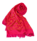 Casaba Womens Royal Elegant Formal Silk Feel Scarves Scarf Shawl Light Wrap-Serve The Flag 22 image