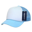 Decky Solid Two Tone 5 Panel Kids Foam Trucker Hats Caps Unisex-Serve The Flag 31 image