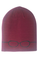 Casaba Warm Winter Beanies Glasses Embroidery Toboggans Caps Hats for Men Women-Serve The Flag 20 image