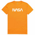 NASA Official Text Logo Cotton T-Shirts Unisex-Serve The Flag