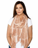 Casaba Womens Cotton Classy Sheer Scarves Scarf Shawls Light Wrap-Serve The Flag 11 image