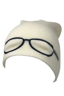 Casaba Warm Winter Beanies Glasses Embroidery Toboggans Caps Hats for Men Women-Serve The Flag 14 image