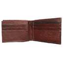 Casaba Genuine Leather Bifold Wallets Cash Slots ID Coin Key Pocket Mens Womens-Serve The Flag 28 image