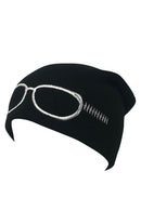 Casaba Warm Winter Beanies Glasses Embroidery Toboggans Caps Hats for Men Women-Serve The Flag 12 image