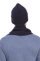 Casaba Winter 3 Piece Set Beanie Hat Scarf Touchscreen Gloves Flat Knit for Men Women-Serve The Flag 37 image