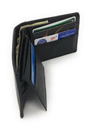 Casaba Genuine Leather Bifold Wallets Cash Slots ID Coin Key Pocket Mens Womens-Serve The Flag 31 image