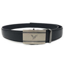 Leather Mens Ratchet Belt Sliding Adjustable Automatic Buckle Cut to Size-Serve The Flag 30 image