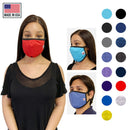 Made in USA Face Masks Mouth Nose Washable Reusable Double Layer Mask Cotton Cloth Blend-Serve The Flag 6 image