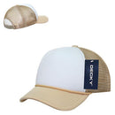 Decky Solid Two Tone 5 Panel Kids Foam Trucker Hats Caps Unisex-Serve The Flag 51 image
