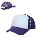 Decky Solid Two Tone 5 Panel Kids Foam Trucker Hats Caps Unisex-Serve The Flag 59 image