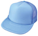 6 Pack Flat Bill Blank 5 Panel Mesh Foam Trucker Baseball Hats Caps Wholesale Bulk-Serve The Flag 5 image