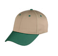 6 Panel Low Crown Cotton Twill Baseball Snap Closure Hats Caps Solid Two Tone Colors-Serve The Flag