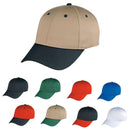 6 Panel Low Crown Cotton Twill Baseball Snap Closure Hats Caps Solid Two Tone Colors-Serve The Flag 2 image
