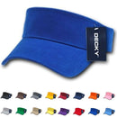 8 Lot Blank Decky Golf Sports Sun Summer Visor Visors Cotton Wholesale Lots!-Serve The Flag 2 image