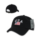 Patriotic USA Flag Cotton Polo Relaxed Dad Hats Caps Unisex Mens Women Rapid New-Serve The Flag 3 image