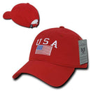 Patriotic USA Flag Cotton Polo Relaxed Dad Hats Caps Unisex Mens Women Rapid New-Serve The Flag 5 image