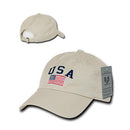 Patriotic USA Flag Cotton Polo Relaxed Dad Hats Caps Unisex Mens Women Rapid New-Serve The Flag 6 image