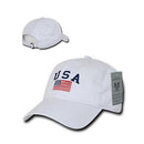 Patriotic USA Flag Cotton Polo Relaxed Dad Hats Caps Unisex Mens Women Rapid New-Serve The Flag 7 image