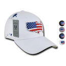 USA American Flag Patriotic Embroidered Globe Low Crown Dad Baseball Caps Hats-Serve The Flag 1 image