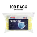 Amlife Face Mask Packs Disposable 3-Ply Filter - Made in USA with Imported Fabric - Yellow-Serve The Flag 8 image