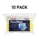 Amlife Face Mask Packs Disposable 3-Ply Filter - Made in USA with Imported Fabric - Yellow-Serve The Flag 6 image