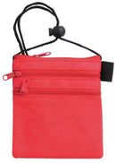 5 Conference Zippered Badges Id Business Card Holder Trade Show Wholesale Lot 4X5-Serve The Flag 1 image