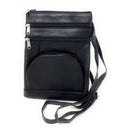 Casaba Womens Genuine Leather Crossbody Purse Shoulder Messenger Bag Organizer-Serve The Flag 11 image